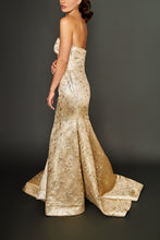Load image into Gallery viewer, Gold Evening Gown
