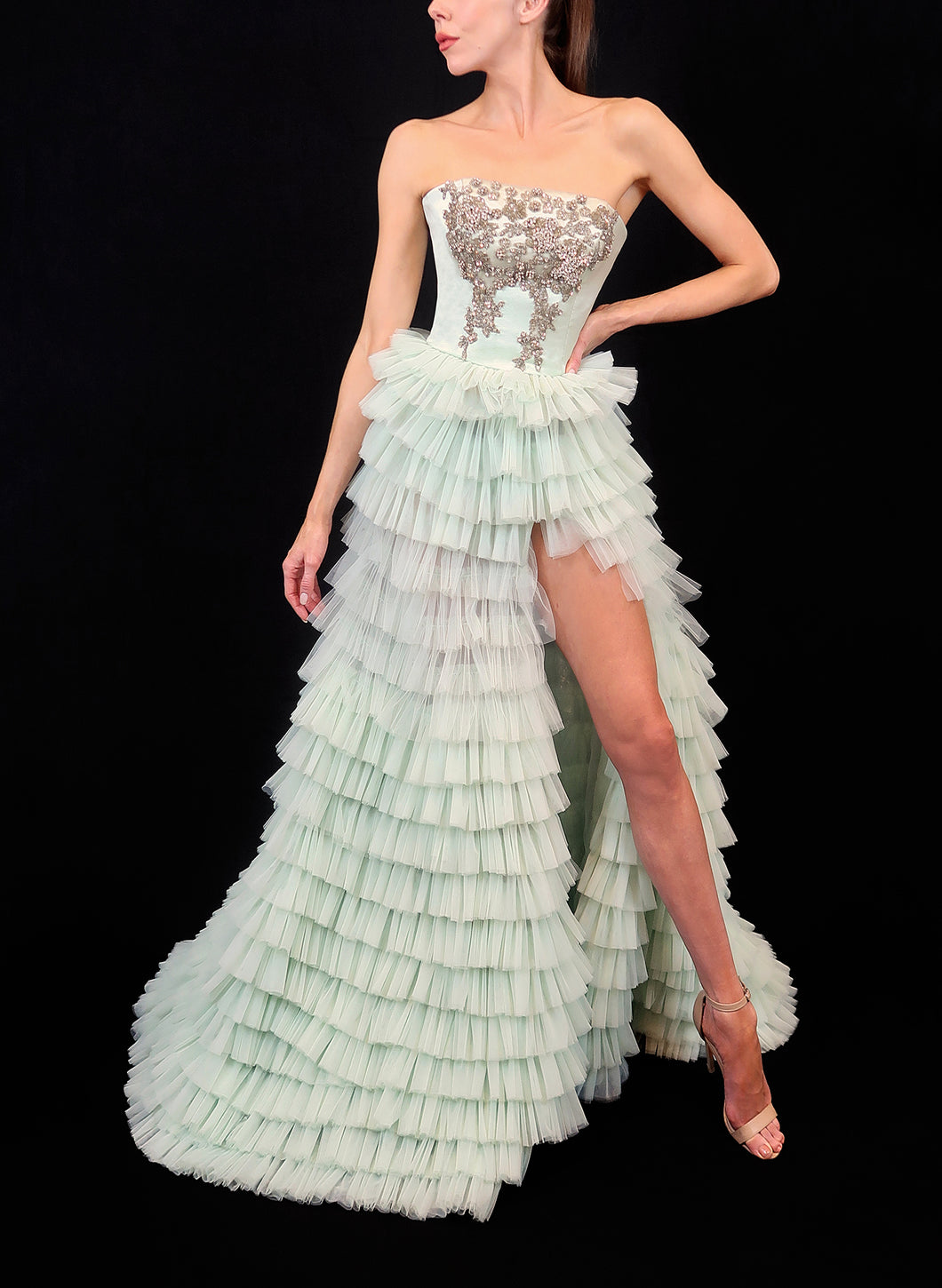 Mint Green Tulle Dress - Persephone isabellkristensen Mint Green Tulle Dress - Persephone isabellkristensen